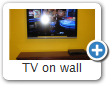 TV on wall