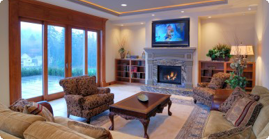 Plasma TV Over Fireplace